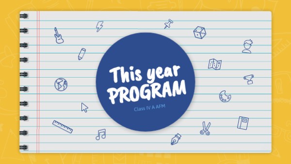 This year PROGRAM- 4afm | Genially