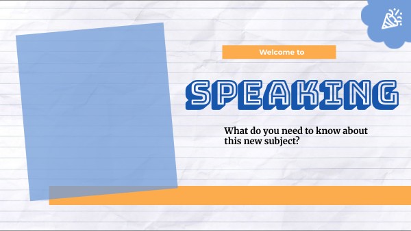 speaking | Genially