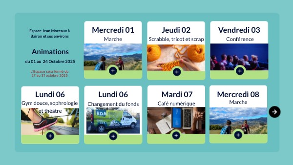 Programme du 1er au 24 octobre 2025 | Genially