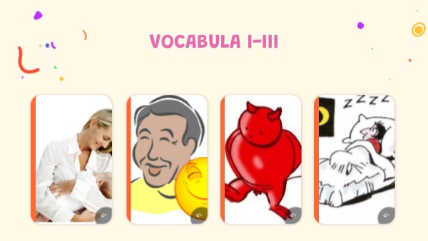 vocabula i-III | Genially