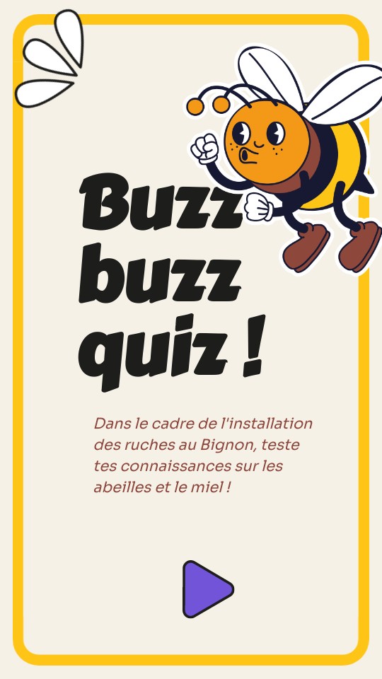 Buzz buzz quiz ! | Genially