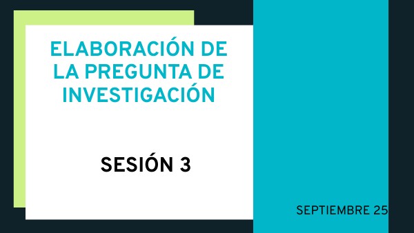 PREGUNTA DE INVESTIGACIÓN | Genially
