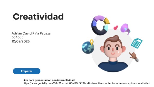 📄Mapa conceptual Creatividad | Genially