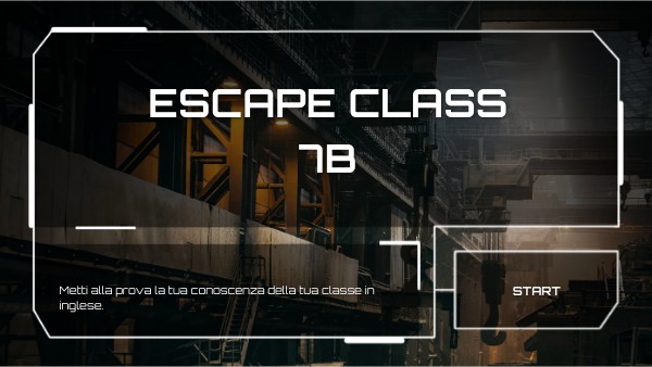 Escape class 7B | Genially