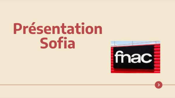 Présentation Sofia | Genially