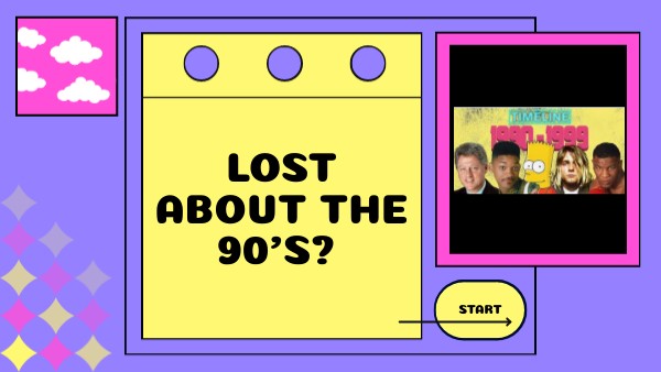 Lost about the 90’s? | Genially