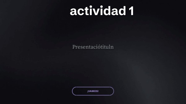 actividad 1 | Genially