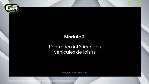 module 2 L'entretien intérieur des véhicules de loisirs | Genially