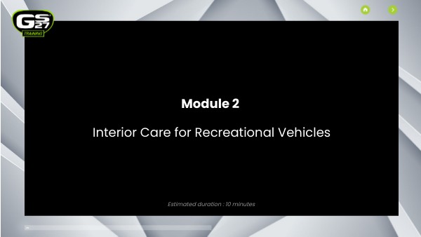 Module 2 Interior Care for Recreational Vehicles | Genially