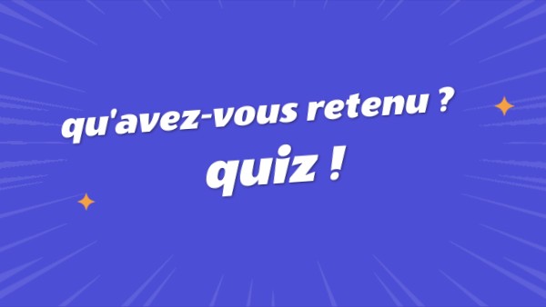 QUIZ FIN SEQUENCE 3 | Genially