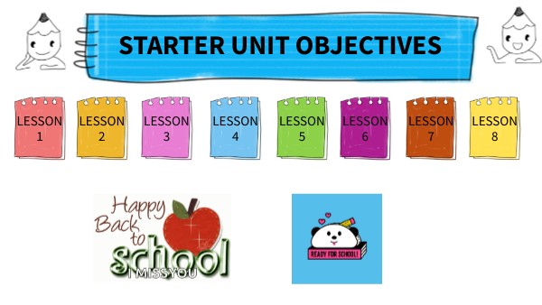3EP-STARTER UNIT OBJECTIVES | Genially