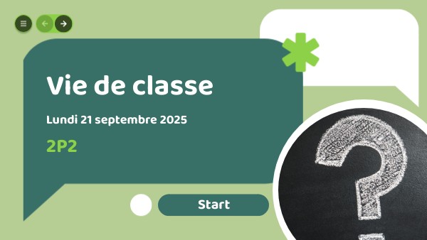 Vie de classe | Genially