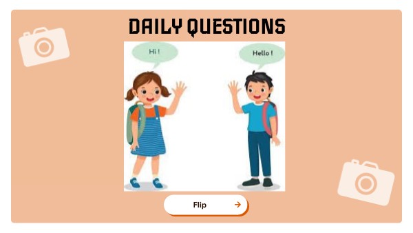 daily questions | Genially