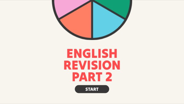 English revision part 3 | Genially
