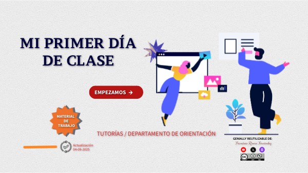 Mi primer día de clase 25-26 | Genially