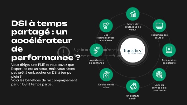 DSI à temps partagé : un accélérateur de performance ? | Genially