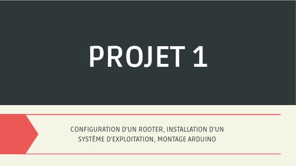 Projet 1 | Genially