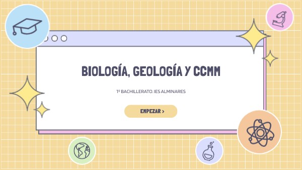 PRESENTACION 1ºBACHILLERATO | Genially