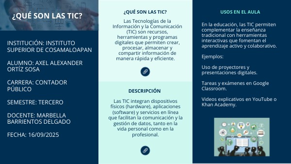 ¿QUÉ SON LAS TIC? | Genially