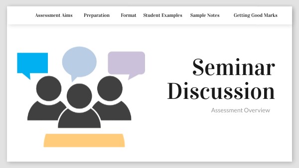 25-26 Seminar Assessment Overview | Genially