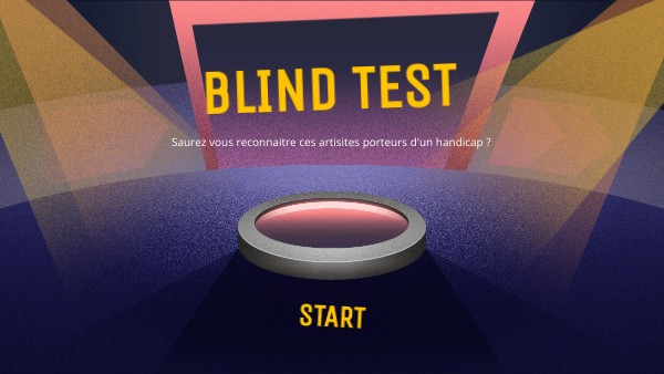 BLIND TEST handicaps/aidants | Genially