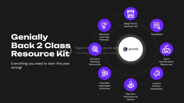 Genially Back 2 Class Resource Kit | Genially