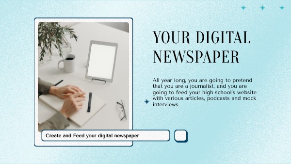 YOUR DIGITAL NEWSPAPER | Genially