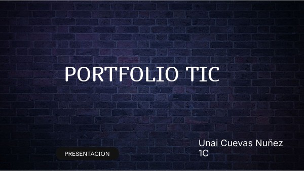 PORTFOLIO TIC | Genially