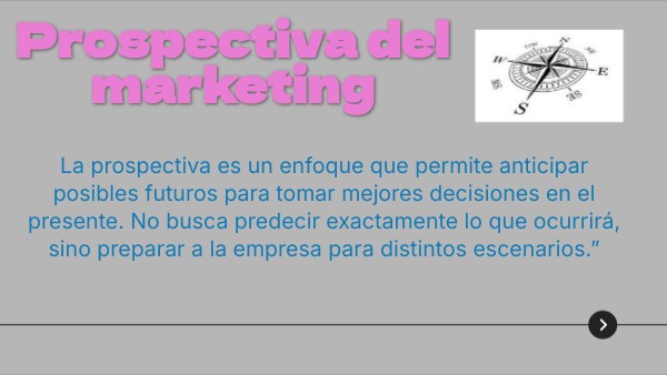 Prospectiva del marketing