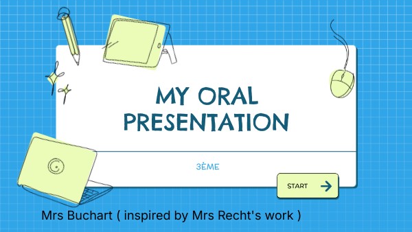 MY ORAL PRESENTATION | Genially