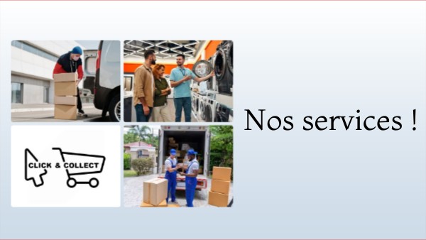 Nos services ! | Genially