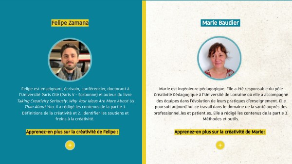 Nos experts contenus | Genially