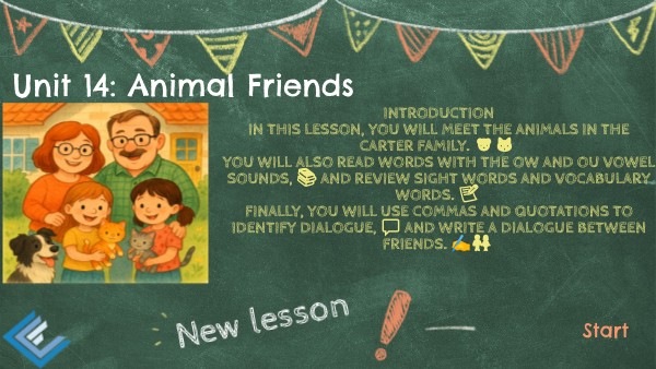 Unit 14: Animal Friends | Genially