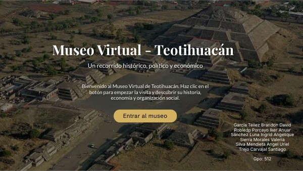 Museo Virtual - Teotihuacán | Genially