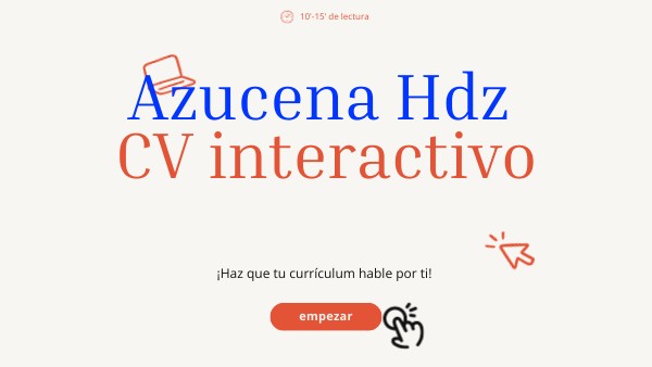 Azucena Hdz CV interactivo | Genially