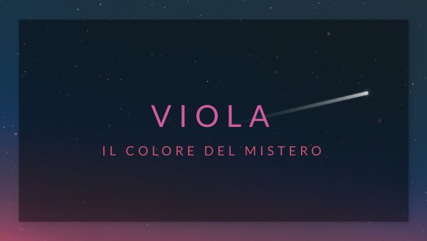IL COLORE VIOLA! | Genially