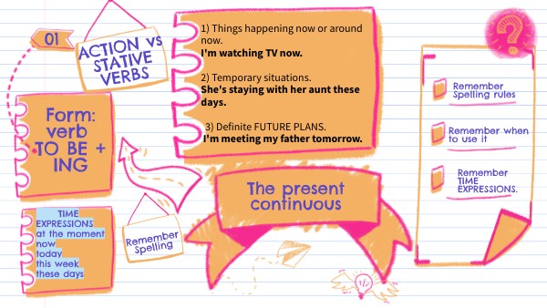 Present Continuous | Genially