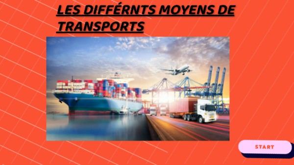Les différents moyens de transport | Genially
