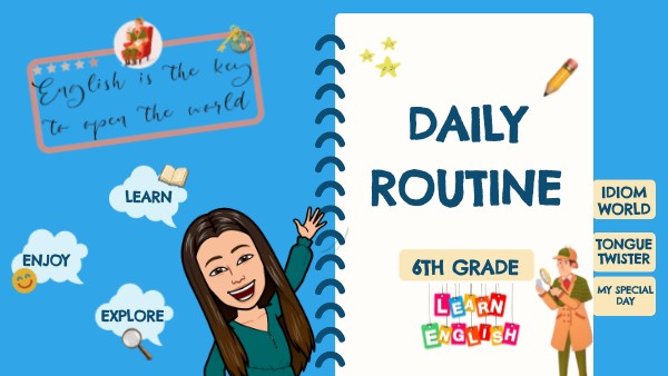daily routine 6th | Genially