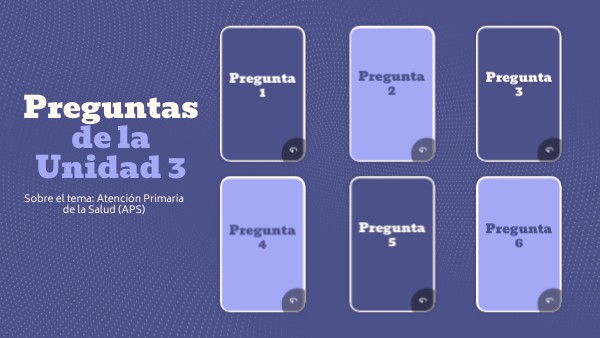 Preguntas de la Unidad 3 | Genially