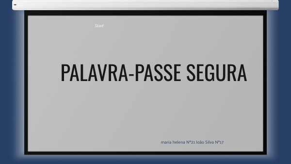 Palavra-passe segura | Genially