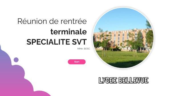 lYCEE bELLEVUE spé terminale | Genially
