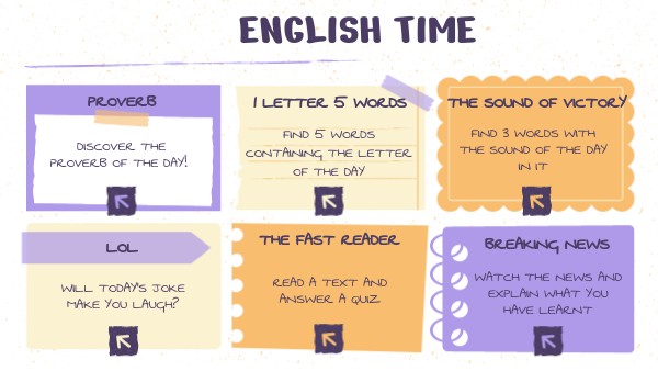 ENGLISH TIME | Genially