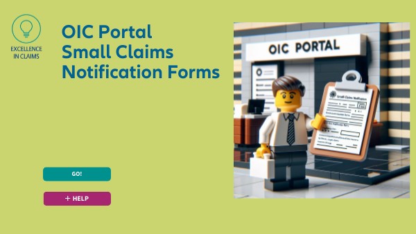 OIC Portal Small Claims Notification Forms | Genially