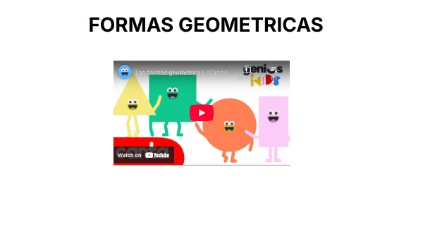 FORMAS GEOMETRICAS | Genially
