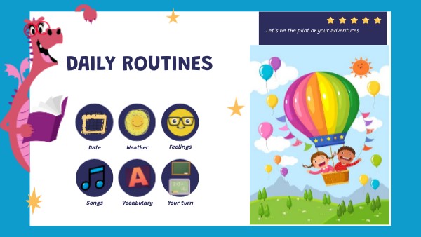 daily routines | Genially