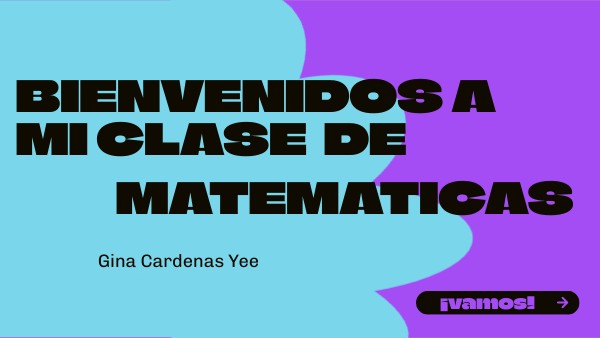 BIENVENIDOS A MI CLASE DE | Genially