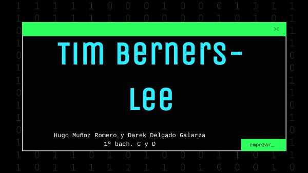 Tim Berners-Lee | Genially