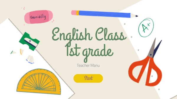 Jacaranda English Class 1st grade Teacher Manu | Genially