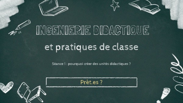 INGENIERIE DIDACTIQUE | Genially